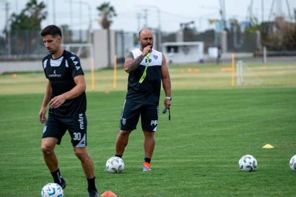 football training session